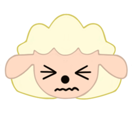 Sheep face sticker #4600238