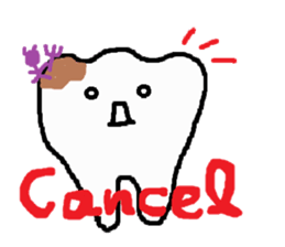 Dental stickers 2 made by a free dentist sticker #4600530