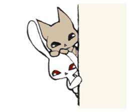 Shirojisi and Shizumaru sticker #4600949