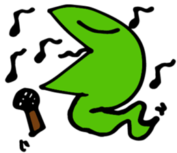 lovely snake sticker #4601162