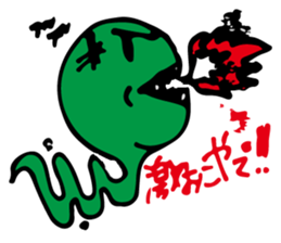 lovely snake sticker #4601167