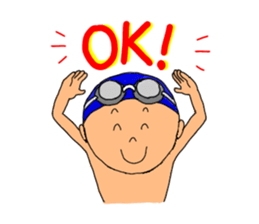 Fire! youth swimming club sticker #4601240