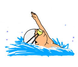 Fire! youth swimming club sticker #4601276