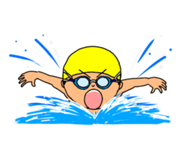 Fire! youth swimming club sticker #4601278