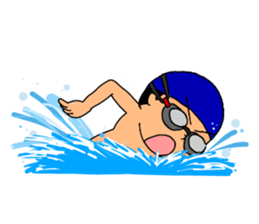 Fire! youth swimming club sticker #4601279