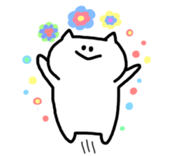 always nomal face cat sticker #4601321