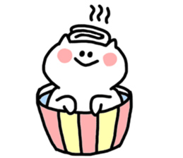 always nomal face cat sticker #4601334