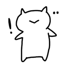 always nomal face cat sticker #4601341