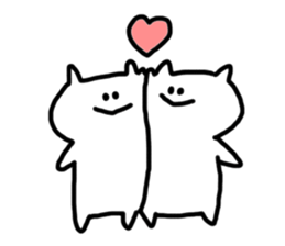 always nomal face cat sticker #4601352