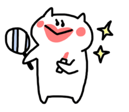 always nomal face cat sticker #4601358