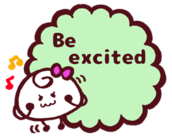 We will talk happily! 2 English sticker #4601651