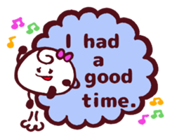 We will talk happily! 2 English sticker #4601652