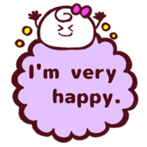 We will talk happily! 2 English sticker #4601654
