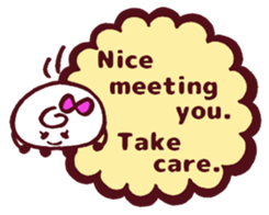 We will talk happily! 2 English sticker #4601673