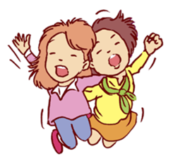 Every day happy girl sticker #4601720