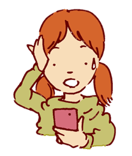 Every day happy girl sticker #4601730