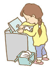 Every day happy girl sticker #4601741