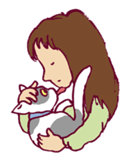 Every day happy girl sticker #4601753