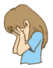 Every day happy girl sticker #4601754