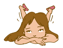 Every day happy girl sticker #4601755