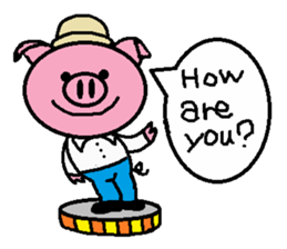 Life of Ton-kun.  English edition. sticker #4602360