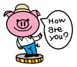 Life of Ton-kun. English edition. sticker #4602360