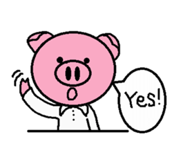 Life of Ton-kun.  English edition. sticker #4602361