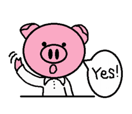 Life of Ton-kun. English edition. sticker #4602361