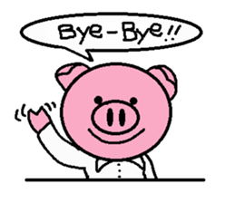 Life of Ton-kun.  English edition. sticker #4602363