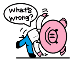 Life of Ton-kun. English edition. sticker #4602364