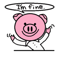 Life of Ton-kun. English edition. sticker #4602365