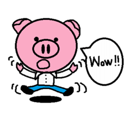 Life of Ton-kun.  English edition. sticker #4602366