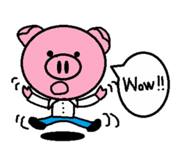 Life of Ton-kun. English edition. sticker #4602366