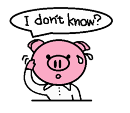 Life of Ton-kun.  English edition. sticker #4602367