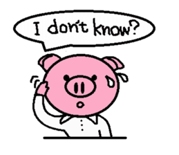 Life of Ton-kun. English edition. sticker #4602367