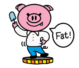 Life of Ton-kun.  English edition. sticker #4602371