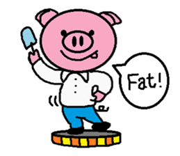 Life of Ton-kun. English edition. sticker #4602371