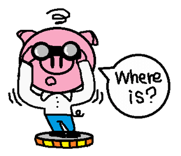 Life of Ton-kun.  English edition. sticker #4602373