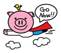 Life of Ton-kun.  English edition. sticker #4602374