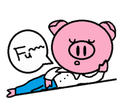 Life of Ton-kun. English edition. sticker #4602375