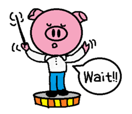 Life of Ton-kun.  English edition. sticker #4602377