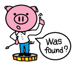 Life of Ton-kun.  English edition. sticker #4602379