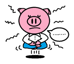 Life of Ton-kun.  English edition. sticker #4602382