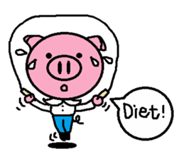 Life of Ton-kun.  English edition. sticker #4602383