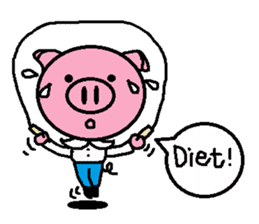 Life of Ton-kun. English edition. sticker #4602383