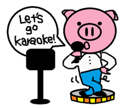 Life of Ton-kun.  English edition. sticker #4602385