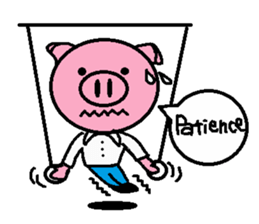 Life of Ton-kun.  English edition. sticker #4602386