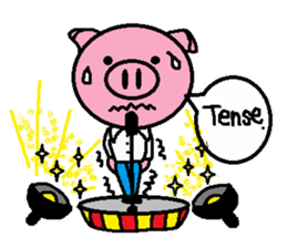 Life of Ton-kun.  English edition. sticker #4602387