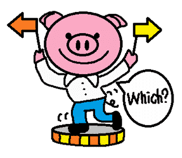 Life of Ton-kun. English edition. sticker #4602389