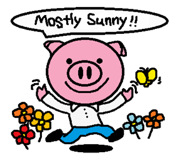 Life of Ton-kun.  English edition. sticker #4602390